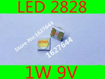 30pcs LED 2828 LED TV Ozadja Cool white High Power 1W 9V 2828 LED Osvetlitvijo Za SHARP LED LCD TV Ozadja Aplikacije