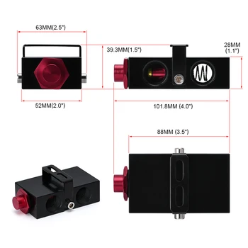 VR - oljnega Filtra Sendvič Adapter S-Line Olje Termostat AN10 vgradnjo Oljnih Sandwich Adapter VR5672BK