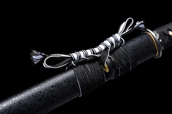 Ostri Meči Polno Tang Japonski Ninja Meč Visoko Ogljikovega Jekla, Črna Nož Lahko Cut Bambusa Samuraji Meč Lepo Dekoracijo Doma