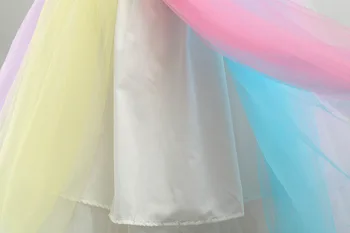 Rainbow Unicorn Dekleta Obleko Poletje Priložnostne Risanka Srčkan Očesa Princesa Obleke Za Noč Čarovnic Festival Stranka Kostum Otroške Obleke