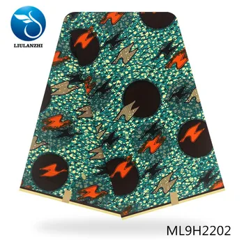 LIULANZHI Afriške vosek tkanine, Bombaž vosek tkanine, vroče prodaje ankara pravi vosek tkanine 6yards brezplačna dostava ML9H2174-ML9H2207