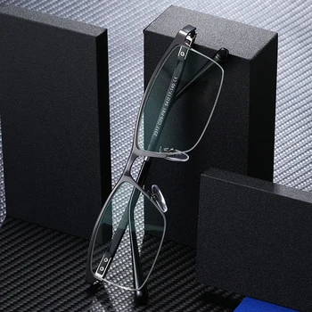 Novi poslovni moške anti-modra svetloba očal okvir ravno ogledalo okvir tr ultralahkih očala so lahko opremljeni s kratkovidnost AE0935