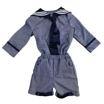 Otroci Španski Kompleti Oblačil Za Dojenčka Britanski Retro Mornarice Otrok Fantje Vrhovi Hlače Oblačila, Ki Malček Fant Pomlad Zima Obleko