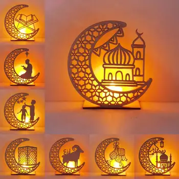 FENGRISE EID Lesen Obesek Eid Mubarak Ramadana Dekoracijo Za Dom Ramadana Kareem Muslimanskih Islamske Festival Stranka DIY Odlikovanja