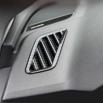 Nadzorna plošča Air Outlet Okvir Okrasni Pokrov Ogljikovih Vlaken Barvne Nalepke Za Audi Q5 DV 2018 2019 2020 LHD Notranje Trim