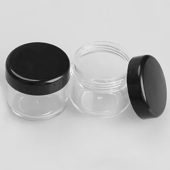 10Pcs/paket Prazno Plastično Jasno, Kozmetični Jar Pot Senčilo, Ličila za Obraz, Krema Posodo Mini Box Vzorec Lonci Gel Polje 10/20 g