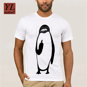 2020 Poletje Moda Ulica MensFunny Pingvin Tshirt