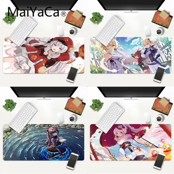 Velika promocija Kawaii Genshin vpliv dekle mouse pad igralec igra preproge Gaming Miška Mat xl xxl 700x300mm za dota2 cs pojdi