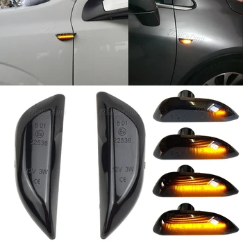 2PCS Led Dinamični Kazalnik Strani Oznako Vključite Opozorilne Luči luči Za Opel Mokka X 2012-2016 MOKKA X 2016-2020 Chevrolet Trax