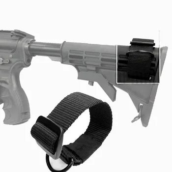 Zunanji Taktike Airsoft Multi-funkcijo Pištolo Vrv Rit Buttstock Zanko Adapter Puška Pasom Pištolo Vrv Vezani z Lovskimi Pripomočki