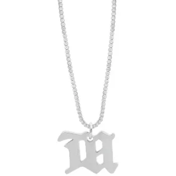 DHEYGERE Gothic M črko ogrlica divje preprosta osebnost trend majhen obesek, hip hop dekoracijo moških in žensk ins tide