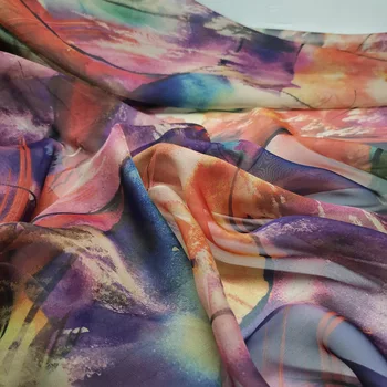 Obleko Ples Tkanine, ki Teče 30 Šifon Kostum Materiala DIY Fazi Cosplay