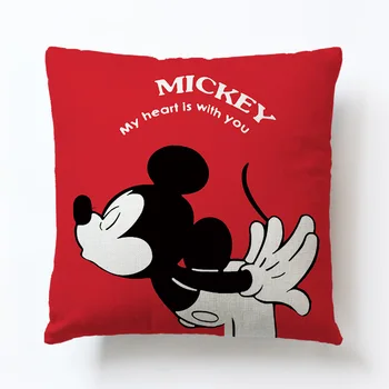 Moda udobno rdeče Mickey miške Minnie vzglavnik maus kissen almohada Oreiller kussen cuscino