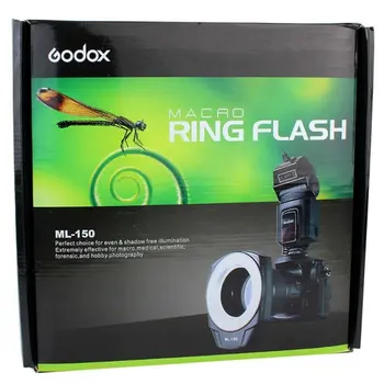 Godox ML-150 Macro Ring Flash Svetlobe Za Canon, Nikon Pentax Olympus DSLR fotoaparati