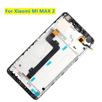 Preizkušen Za Xiaomi Mi MAX 2 3 LCD-Zaslon na Dotik Digiziter Montažo LCD-Z Okvirjem Za Moj MAX 2 3 Nadomestne Dele