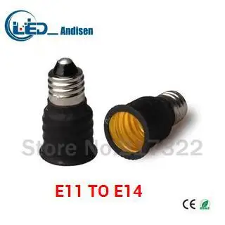 E11, DA E14 adapter za Pretvorbo vtičnico Visoko kakovost materiala ognjevarnih materialov E14 socket adapter okova