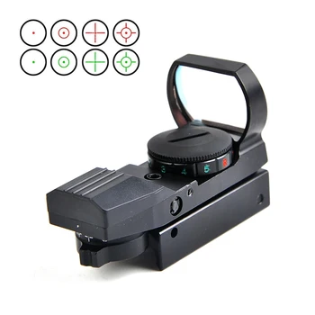 11/20 mm Železniškega Riflescope Lovska Optika Holografski Red Dot Sight Reflex 4 Reticle Taktično Področje Lovski Pribor