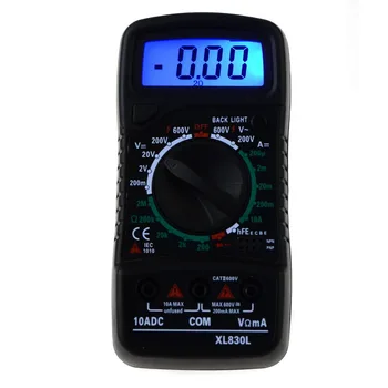 Digitalni Lcd Multimeter Voltmeter Ampermeter Ac/dc/ohm Volt Tester Trenutno Test Gospodinjski Strokovno Trenutno Napetost Test Stroj