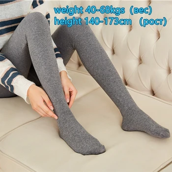 Stiskanje nogavice ženske zimske debel kožuh tesen tanek prugasta nogavice za dekleta masage noge, nogavice seksi