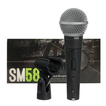 Vrhunska SM58S Vokalni Dinamični SM58-LC SM 58 mikrofonom SM58 microfone strokovnjak za shure mikrofon karaoke KTV fazi predstavo