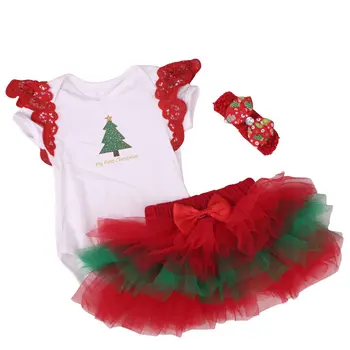 2020 Božič Otroške Kostume, Ki Jih Določa Dojenčka, Malčka Dekleta Prvi Božič Obleke Novorojenčka Božič Romper Oblačila Sklop Rojstni Dan Darila