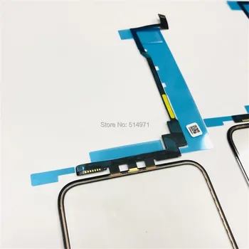 Visoka Kakovost LCD-Zaslon, Zaslon na Dotik, Sprednji Zunanji Steklena Plošča z Flex Kabel Za iPhone 11 12 pro MAx Nadomestni Deli