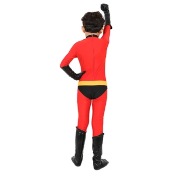 Otroci Odraslim Incredibles Cosplay Kostume Družino Incredibles Spandex Jumpsuits Karneval Superheroj Bodysuits za noč Čarovnic
