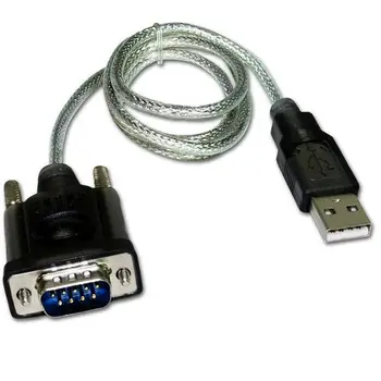 Kabel serie RS232 mačo USB mačo 1,5 M Transparente