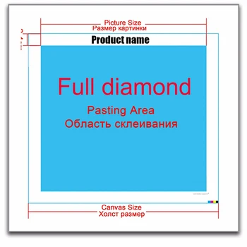 3D Diamond Slikarstvo Navzkrižno Šiv 5D Diamond Vezenje Vrt, izposoja Diamond Mozaik Smolo Doma Dekor DIY Diamantno Art darilo