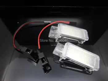 LED Avto Notranjost svetilke Sedež svetlobe footwell luč za Audi A2 A3 S3 A4 S4 B5 B6 B7 B8 RS4 A5 S5 A6 S6 C5 C6 A7 A8 S8 V5 V7 TT TTS