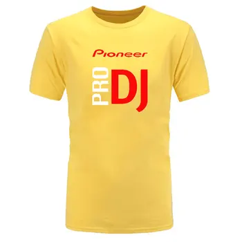 Blagovne znamke majica s kratkimi rokavi moški 2018 nove Modne Pioneer DJ PRO Pismo, Natisnjeno v Modi Krog Vratu T-srajce za Moške T-shirt kratek rokav