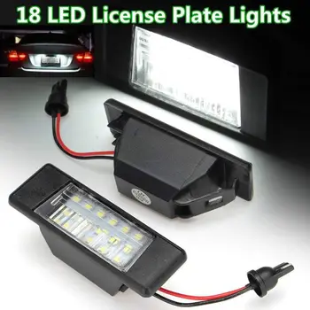 2pcs registrske Tablice Luč Za Nissan - Qijun / Qashqai Q50 LED Tablice Svetlobe 07-16 JUKE 13-16