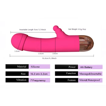 FAAK silikonski palico vibrator za klitoris spodbujanje prostate masaža s-spot spolnih igrač za moške analni dildo masturbirajo ženske vodoodbojne