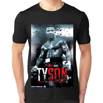 Boksarski prvak Mike Tyson Plakat po Meri Obletnico T-shirt Unisex Poletje T-shirt