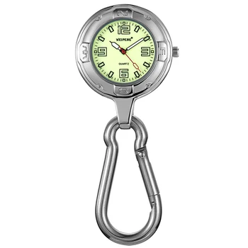 KEYCHAIN Quartz žepna ura Svetlobni Izbiranje Posnetka, ki Visi Vrečko Obesek Fob Verige Reloj za Moški Ženske Moški Iver Montre de poche