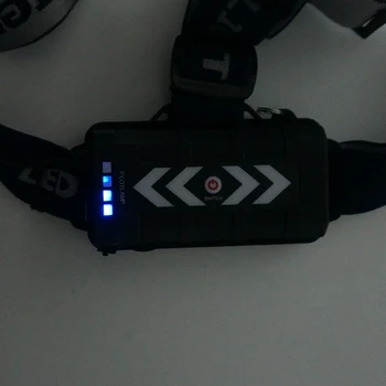 USB Rechargeable Žarometa 12000 LM Ultra Svetla LED Glavo Svetilka 9 Načini Nepremočljiva Najboljše delo Smerniki za Trdi Klobuk Kampiranje, Pohodništvo