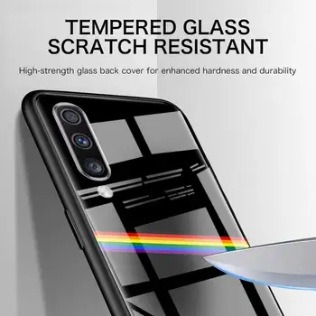 Kaljeno Steklo Primeru Telefon za Samsung Galaxy A91 A71 A51 A41A31 A21s M51 M31 M21 Pokrovček Nazaj Coque, Geji lezbijke, lgbt mavrica ponos