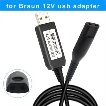 USB-Kabel, 12v Braun Brivniki adapter Moči Za 5773 5774 5775 5776 5030S 5040S 5888 5895 5897 Serije 5: Električni Brivniki