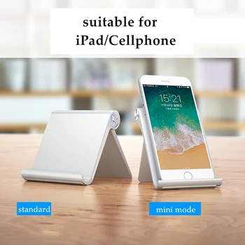 GUSGU Univerzalno Desk Imetnik Gori Nastavljiv Tablet Stojalo Za iPhone, Samsung Xiaomi Mobilni Zložljivi Nosilec za Telefon, Prenosni