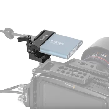 SmallRig Nastavek za Samsung T5 SSD DSLR Fotoaparat Ploščad Za BMPCC 4K / 6K Fotoaparat Kletko 2245B