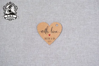 #11 200 kos 5x4.637cm kraft/bel papir etikete Srce oblika oznaka poroko korist oznake osebno oznako Label prilagoditev