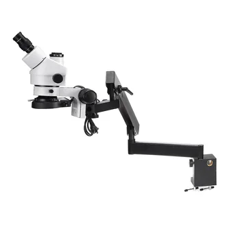 3,5 X - 90X Izražanju Roko Steber Objemka Zoom Simul Osrednja Trinocular Stereo Mikroskop + 34MP Video Kamera Za Industrijske PCB