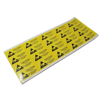 2.5*5.5 cm POZOR Nalepke, Samolepilne Etikete za ESD Anti-Statično Občutljiv Naprava Elektronska Zaščita Proti Statični Stranka Paket
