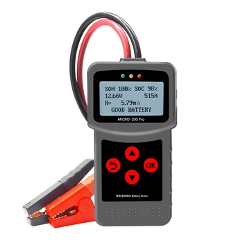 MIKRO-200 Pro Akumulator Tester 12V 24V Baterija Sistem Obremenitvijo Analyzer Digitalni Vozila Tester motorno kolo, Avto, Orodje za Diagnostiko,