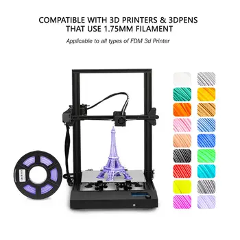 SUNLU vijolično PLA 3D Tiskalnik Iztiskanje PLA Žarilno 1.75 mm 1 KG 2.2 lbs s Konico Ni Mehurček Okolju prijazno Polikarbonatne Plastike
