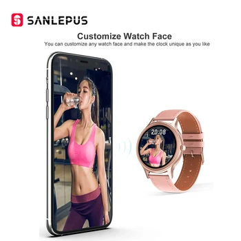 SANLEPUS 2020 NOVE Pametne Gledam Šport Srčnega utripa Nepremočljiva Fitnes Zapestnica Moški Ženske Smartwatch Za Android, Apple Xiaomi