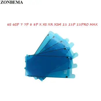 ZONBEMA 50pcs LCD Okvir Ploščo Pečat Trak Lepilo Lepila 3M Popravilo Delov Vodotesno Lepilo Nalepke za IPhone 11 Pro Max