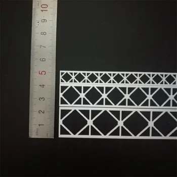 8pcs/veliko HO N 64 Obsega Pesek Tabela Scene Most Jekleni nosilec Truss Ograjo Model Materiala Za Vlak Postavitev
