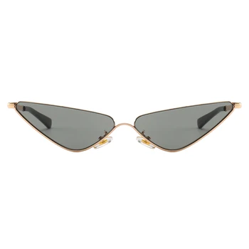 Peekaboo jasno objektiv ozko sončna očala ženske mačka oči luksuzne blagovne znamke oblikovalec UV400 seksi sončna očala za ženske modni 2019 kovin