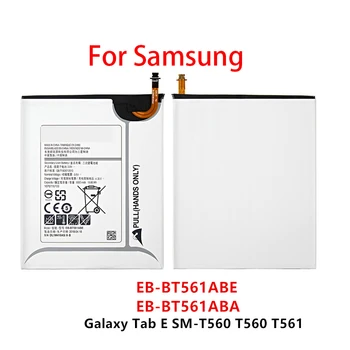 Resnična 5000mAh EB-BT561ABE EB-BT561ABA baterija Za Samsung Galaxy Tab E T560 T561 SM-T560 Tablet Visoke kakovosti Baterije
